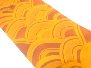 荒波模様織出し名古屋帯